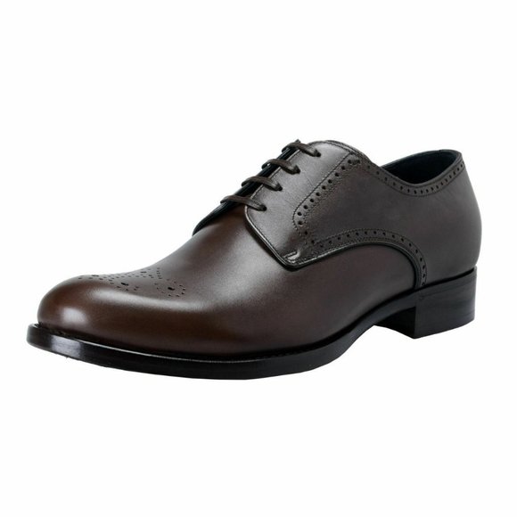 Dolce & Gabbana Men\'s Brown Leather Derby Oxfords main image 7